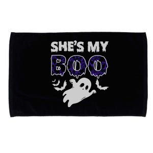 Shes My Boo Halloween Microfiber Hand Towel