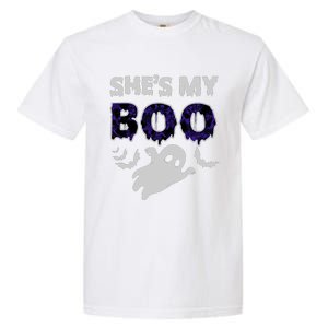 Shes My Boo Halloween Garment-Dyed Heavyweight T-Shirt