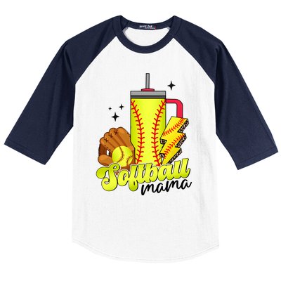 Softball Mama Boujee Softball Baseball Sleeve Shirt