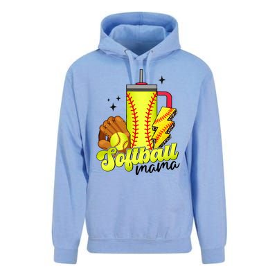 Softball Mama Boujee Softball Unisex Surf Hoodie