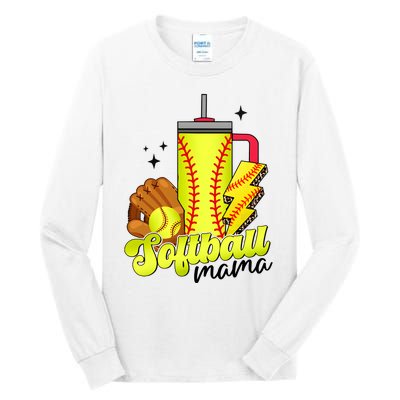 Softball Mama Boujee Softball Tall Long Sleeve T-Shirt