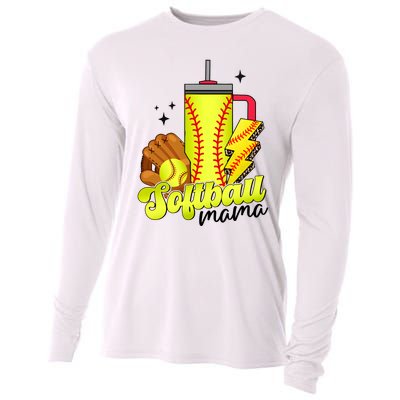 Softball Mama Boujee Softball Cooling Performance Long Sleeve Crew