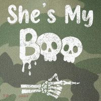 She’S My Boo Skull Face Legacy Tie Dye Trucker Hat