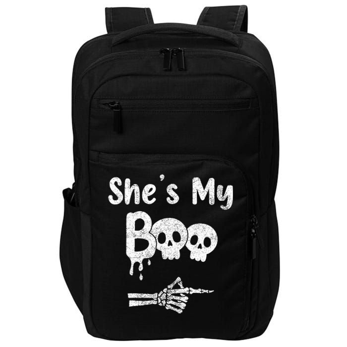 She’S My Boo Skull Face Impact Tech Backpack