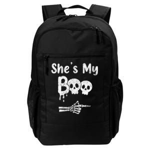 She’S My Boo Skull Face Daily Commute Backpack