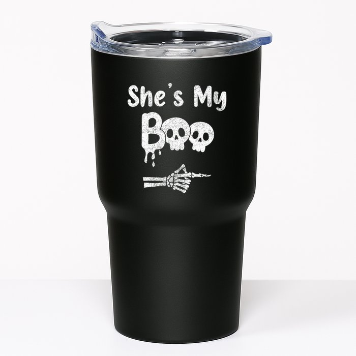 She’S My Boo Skull Face Tumbler
