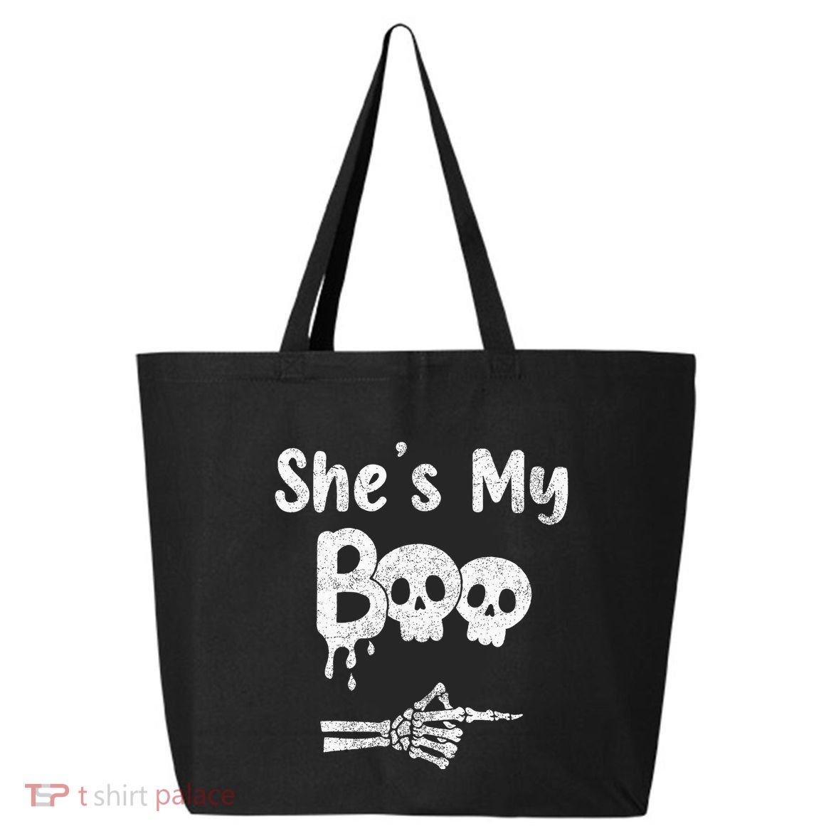 She’S My Boo Skull Face 25L Jumbo Tote