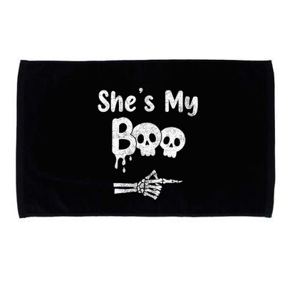 She’S My Boo Skull Face Microfiber Hand Towel