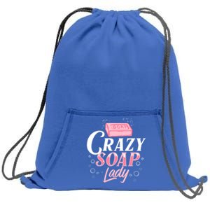 Soap Making Beginner Natural Soap Maker Gift Sweatshirt Cinch Pack Bag