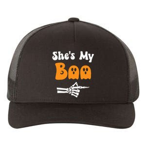 SheS My Boo Matching Halloween Pajama Couples SheS My Boo Yupoong Adult 5-Panel Trucker Hat