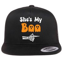 SheS My Boo Matching Halloween Pajama Couples SheS My Boo Flat Bill Trucker Hat