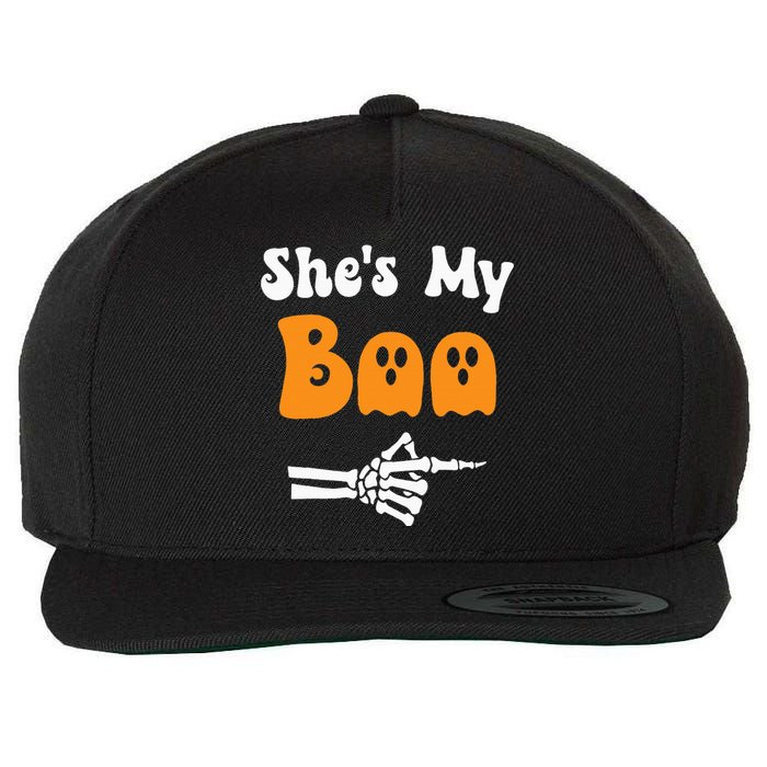 SheS My Boo Matching Halloween Pajama Couples SheS My Boo Wool Snapback Cap