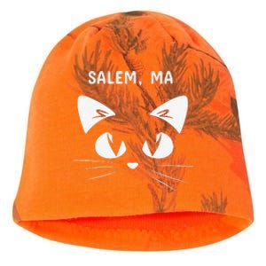 Salem MA Black Cat Halloween 2018 Kati - Camo Knit Beanie