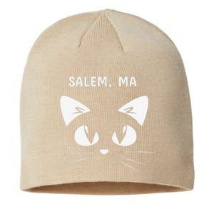 Salem MA Black Cat Halloween 2018 Sustainable Beanie