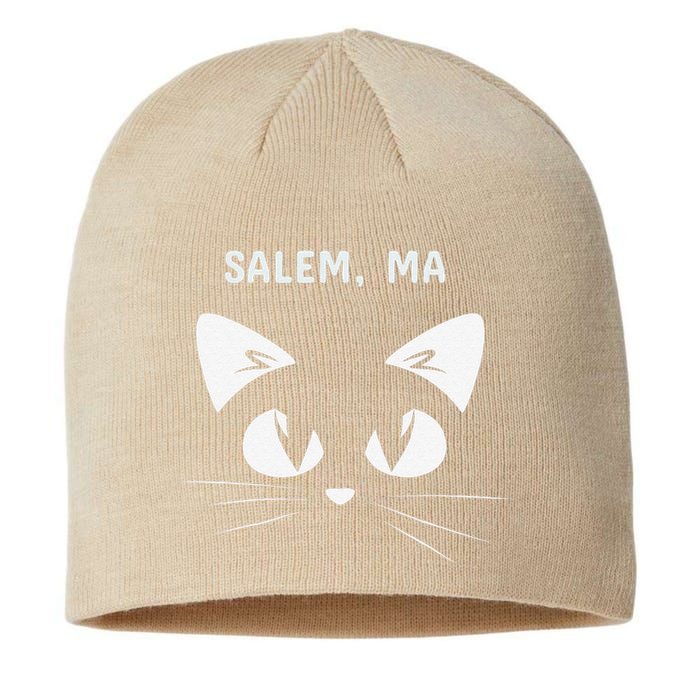 Salem MA Black Cat Halloween 2018 Sustainable Beanie