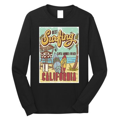 Santa Monica Beach California Long Sleeve Shirt