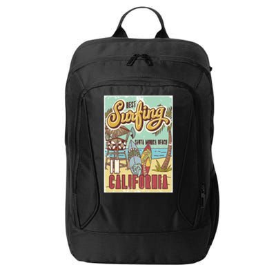 Santa Monica Beach California City Backpack