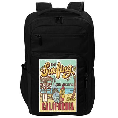 Santa Monica Beach California Impact Tech Backpack