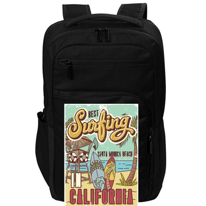 Santa Monica Beach California Impact Tech Backpack