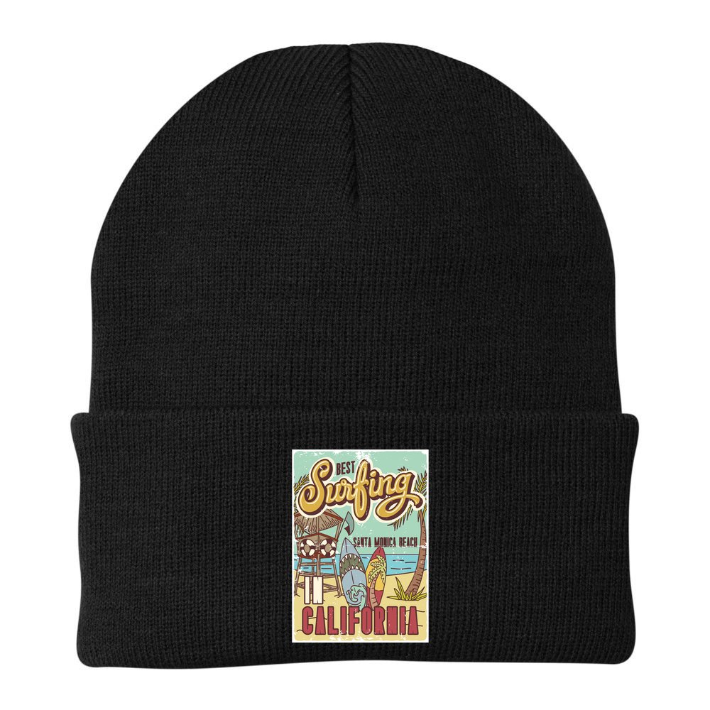 Santa Monica Beach California Beanie