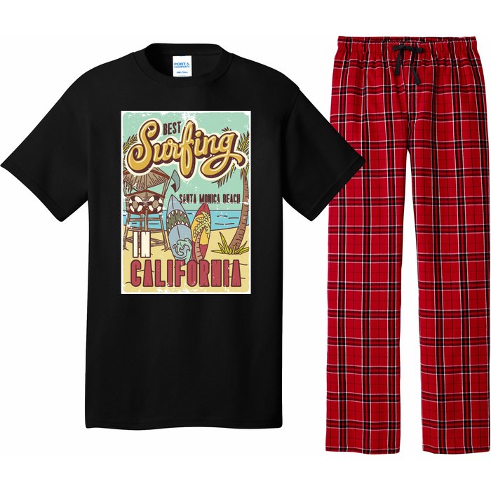 Santa Monica Beach California Pajama Set