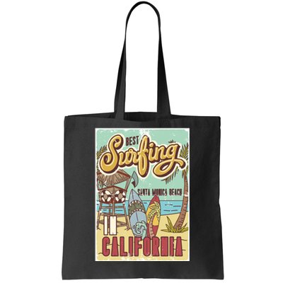 Santa Monica Beach California Tote Bag