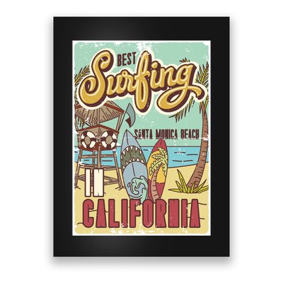 Santa Monica Beach California Poster