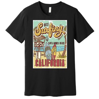 Santa Monica Beach California Premium T-Shirt