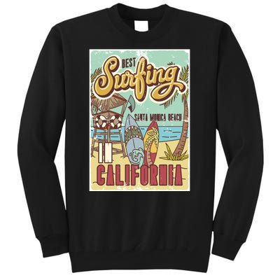 Santa Monica Beach California Tall Sweatshirt