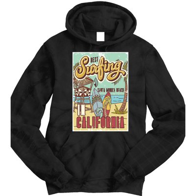 Santa Monica Beach California Tie Dye Hoodie