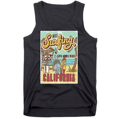 Santa Monica Beach California Tank Top