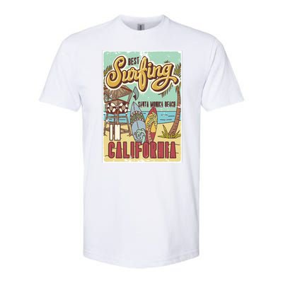 Santa Monica Beach California Softstyle® CVC T-Shirt