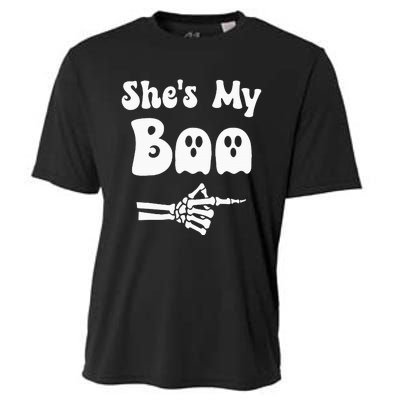 SheS My Boo Matching Halloween Pajama Couples SheS My Boo Cooling Performance Crew T-Shirt