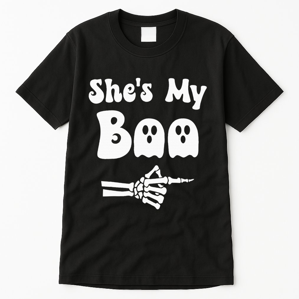 SheS My Boo Matching Halloween Pajama Couples SheS My Boo Tall T-Shirt