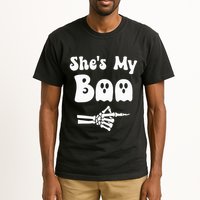 SheS My Boo Matching Halloween Pajama Couples SheS My Boo Tall T-Shirt