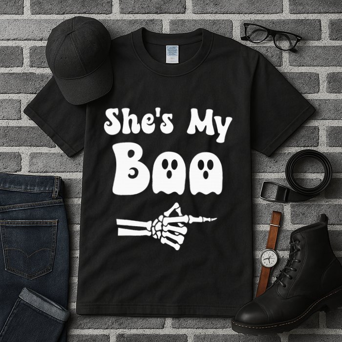 SheS My Boo Matching Halloween Pajama Couples SheS My Boo Tall T-Shirt