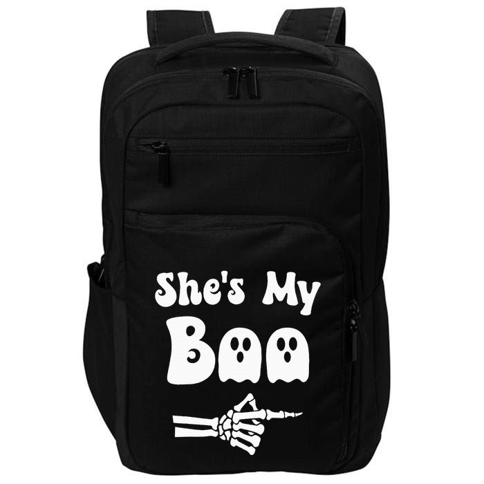 SheS My Boo Matching Halloween Pajama Couples SheS My Boo Impact Tech Backpack