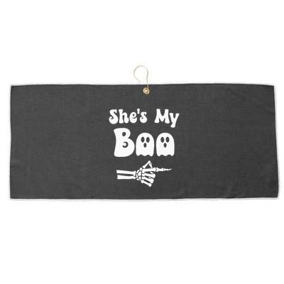 SheS My Boo Matching Halloween Pajama Couples SheS My Boo Large Microfiber Waffle Golf Towel