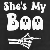 SheS My Boo Matching Halloween Pajama Couples SheS My Boo Large Microfiber Waffle Golf Towel
