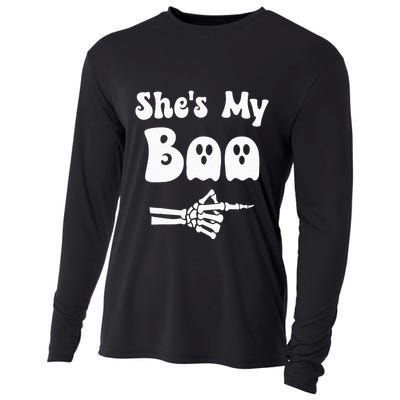 SheS My Boo Matching Halloween Pajama Couples SheS My Boo Cooling Performance Long Sleeve Crew