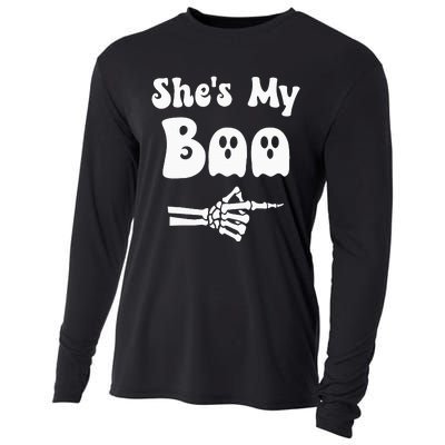 SheS My Boo Matching Halloween Pajama Couples SheS My Boo Cooling Performance Long Sleeve Crew