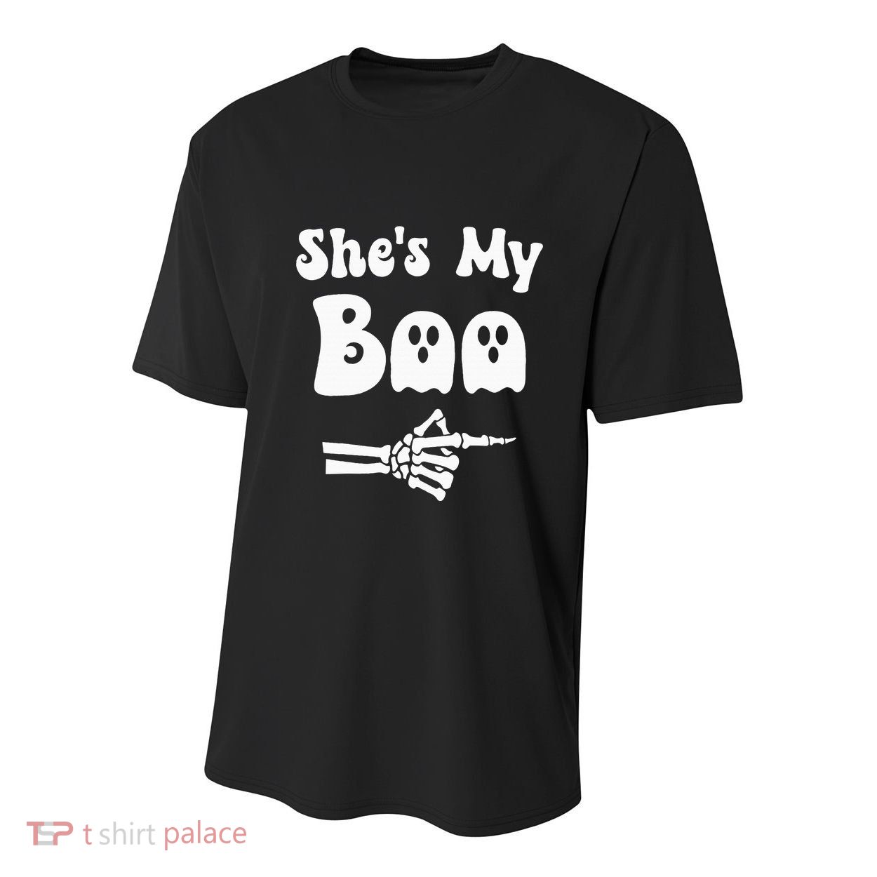 SheS My Boo Matching Halloween Pajama Couples SheS My Boo Youth Performance Sprint T-Shirt