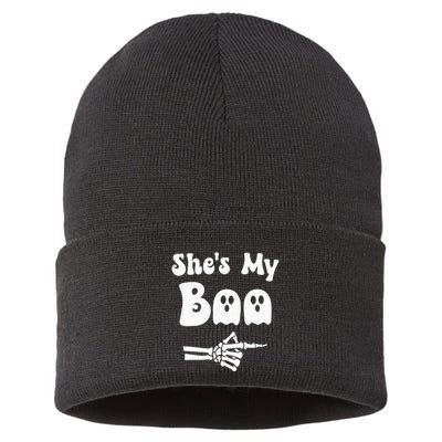 SheS My Boo Matching Halloween Pajama Couples SheS My Boo Sustainable Knit Beanie