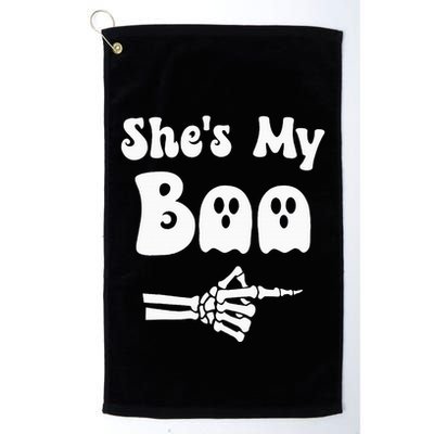 SheS My Boo Matching Halloween Pajama Couples SheS My Boo Golf Towel
