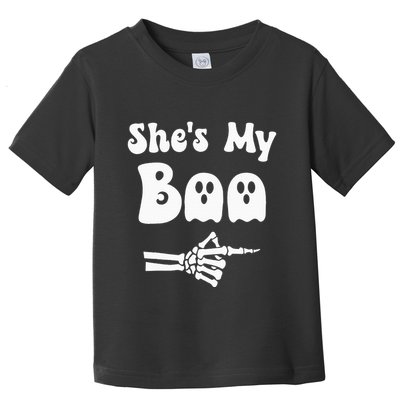 SheS My Boo Matching Halloween Pajama Couples SheS My Boo Toddler T-Shirt