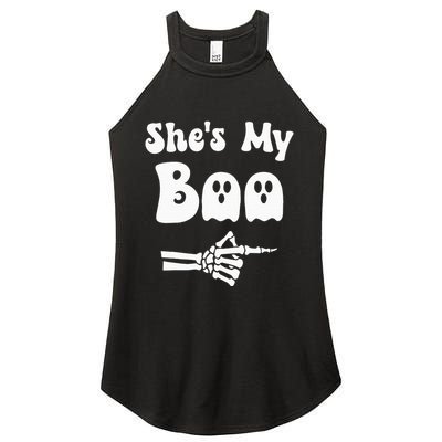 SheS My Boo Matching Halloween Pajama Couples SheS My Boo Women's Perfect Tri Rocker Tank