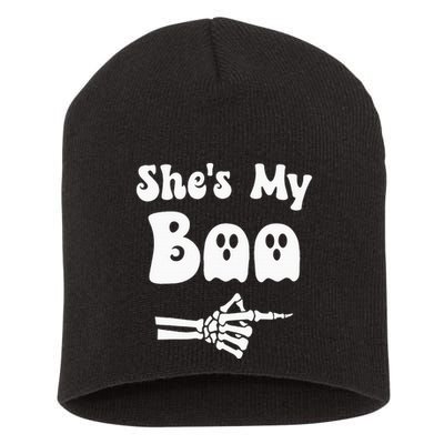 SheS My Boo Matching Halloween Pajama Couples SheS My Boo Short Acrylic Beanie