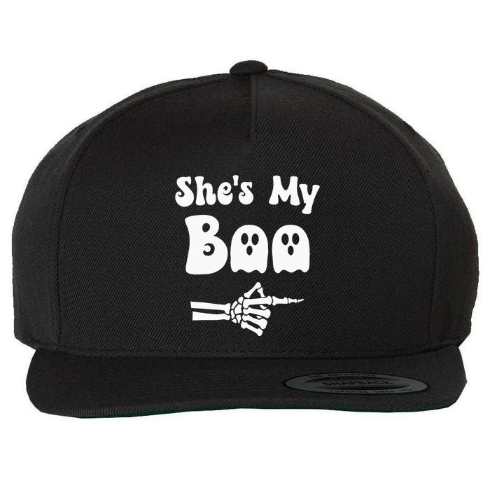 SheS My Boo Matching Halloween Pajama Couples SheS My Boo Wool Snapback Cap