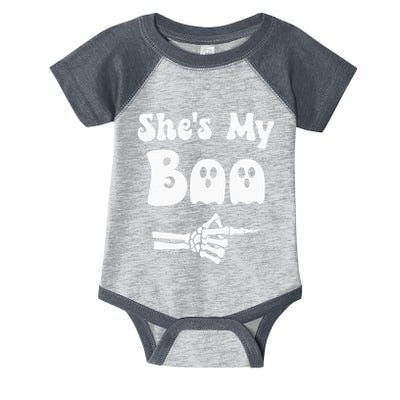 SheS My Boo Matching Halloween Pajama Couples SheS My Boo Infant Baby Jersey Bodysuit