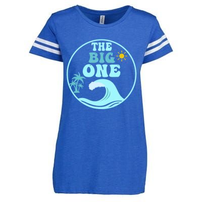 Surf Matching Birthday The Big One 1st Birthday Family Enza Ladies Jersey Football T-Shirt